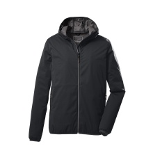 Killtec Funktionsjacke KOS 60 mit Kapuze (2-Lagen-Jacken, PFC-frei, sehr leicht) schwarz Herren